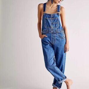 Free People Ziggy Demin Overalls . Size S.